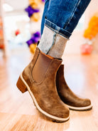 Doohickey Boots- Taupe-Boots-Dear Me Southern Boutique, located in DeRidder, Louisiana