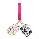 Double Pouch Wristlet- Butterfly/Seeing Spots-Presales-Dear Me Southern Boutique, located in DeRidder, Louisiana