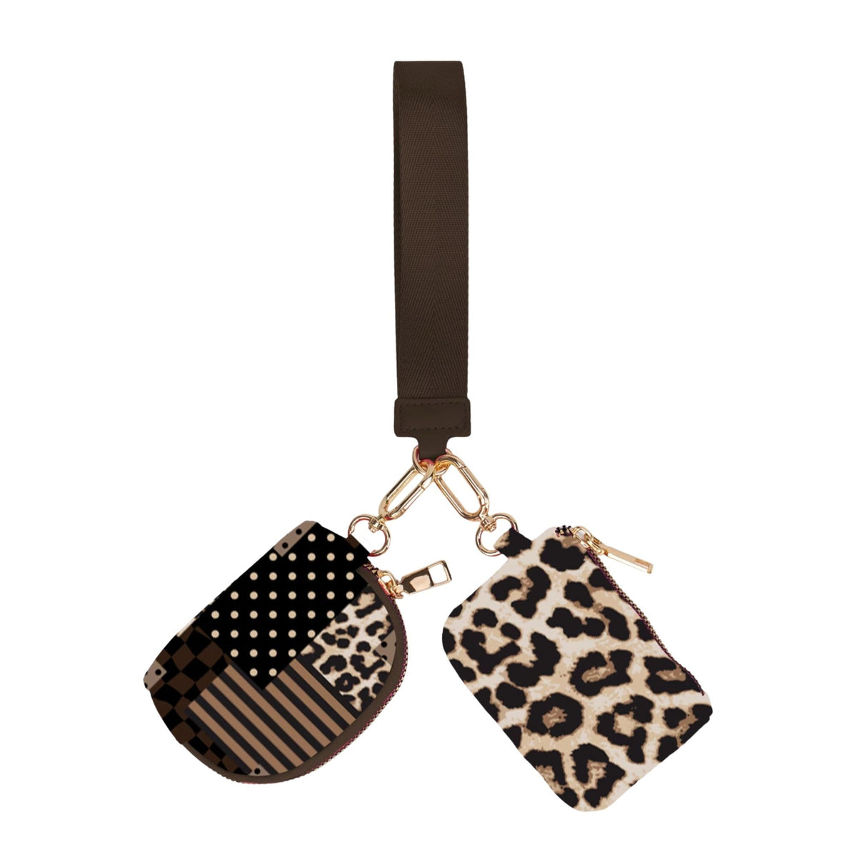 Double Pouch Wristlet- Wild Mix/Safari Chic-Presales-Dear Me Southern Boutique, located in DeRidder, Louisiana