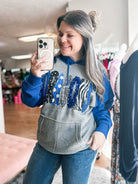 Dragons Sequin Spirit Hoodie-Graphic Tops-Dear Me Southern Boutique, located in DeRidder, Louisiana