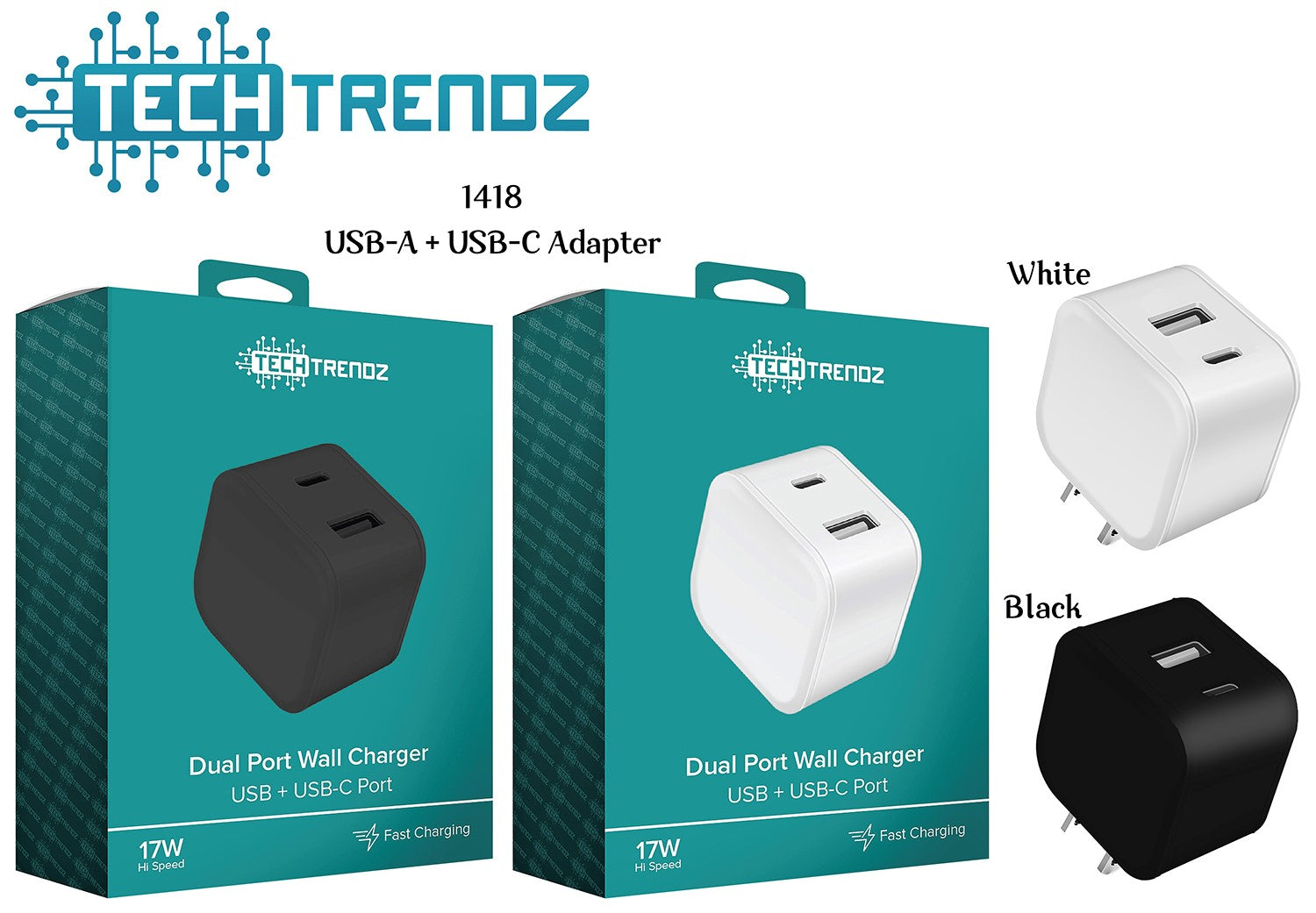 Dual USB Adapter-Charging Adapter-Dear Me Southern Boutique, located in DeRidder, Louisiana