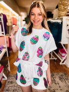 Easter Magic Matching Easter Sequin Set-Clothing-Dear Me Southern Boutique, located in DeRidder, Louisiana