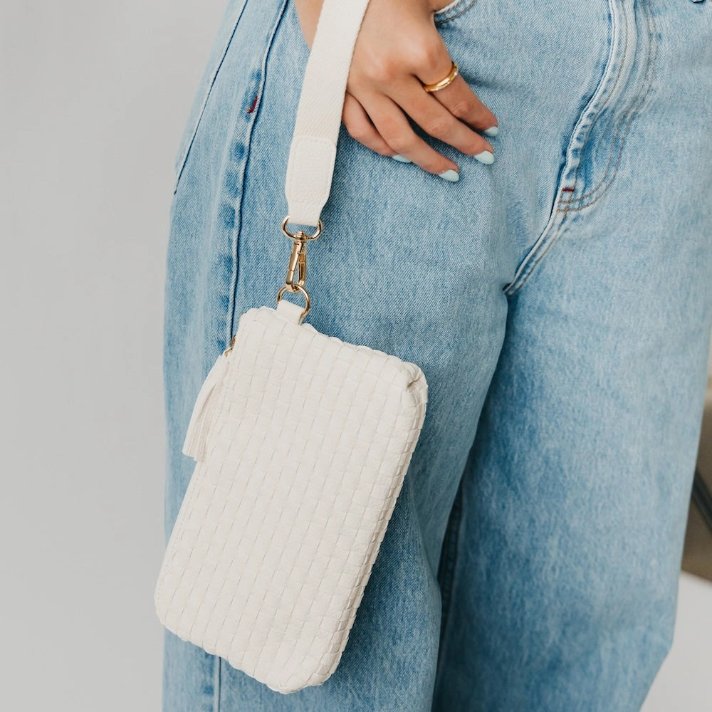 Emma Woven Clutch Wristlet-Clutch Bags-Dear Me Southern Boutique, located in DeRidder, Louisiana
