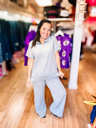 Everyday Ease Lounge Set - Heather Grey-Dear Me Southern Boutique, located in DeRidder, Louisiana