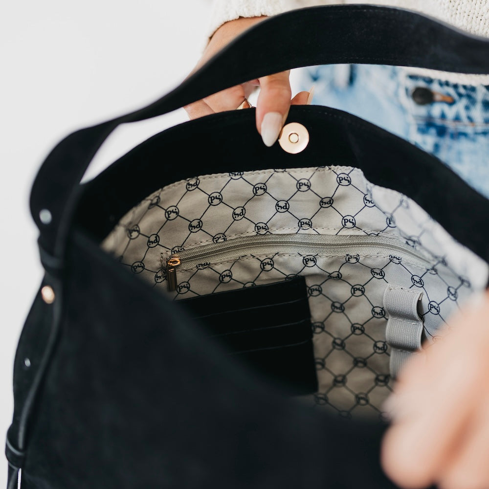 Evie Suede Hobo Shoulder Bag-Shoulder Bag-Dear Me Southern Boutique, located in DeRidder, Louisiana