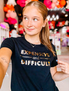 Expensive & Difficult KIDS tee-JAG Graphic Tops-Dear Me Southern Boutique, located in DeRidder, Louisiana