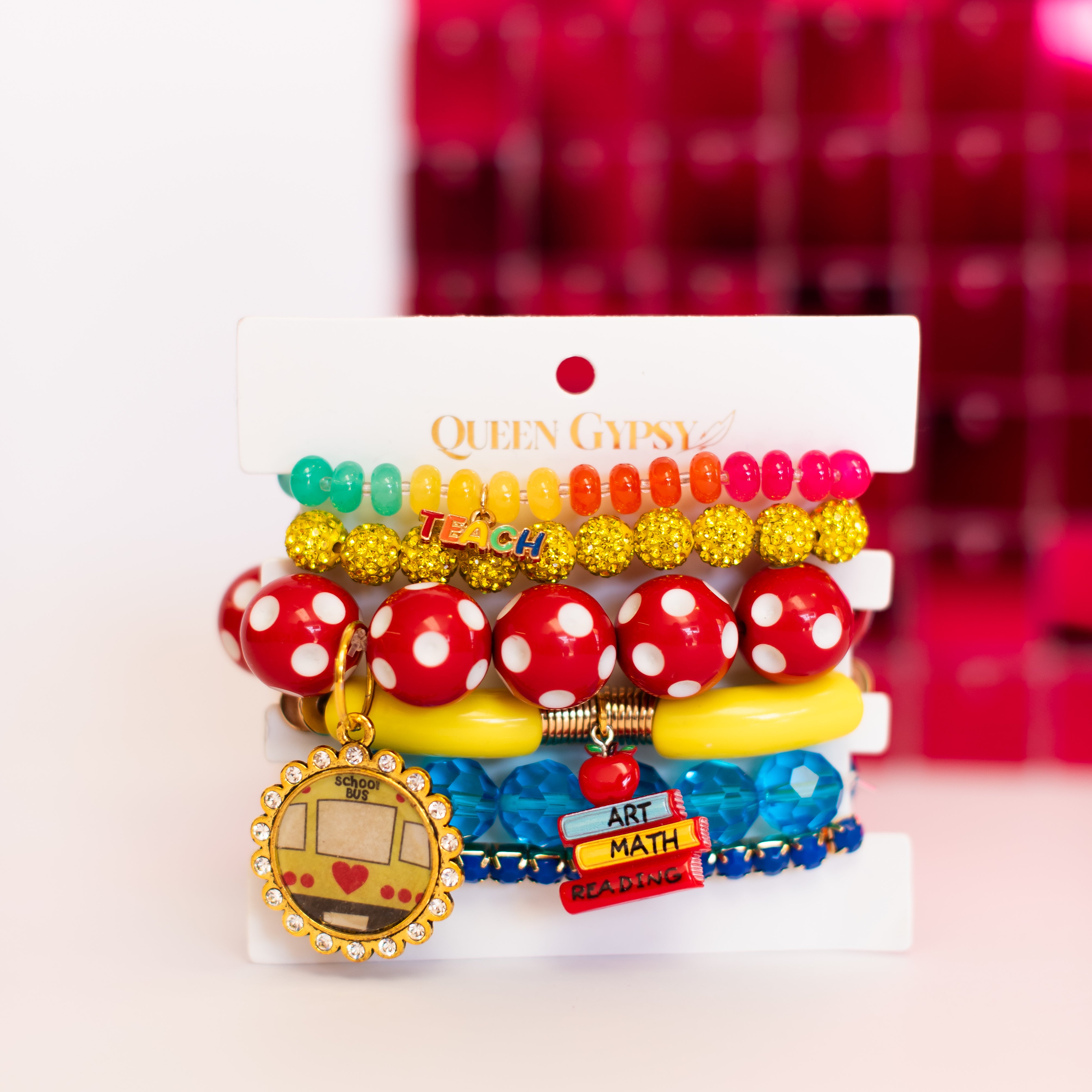 Extra Credit Chic Jumbo Bracelet Set-Jewelry - Bracelets-Dear Me Southern Boutique, located in DeRidder, Louisiana