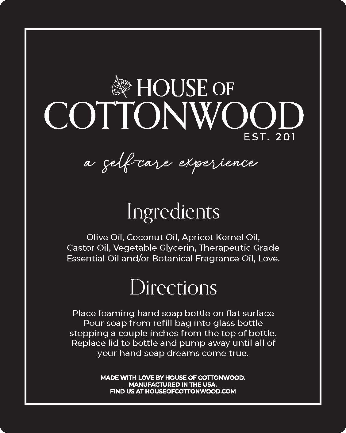 FOAMING HAND SOAP REFILL-Dear Me Southern Boutique, located in DeRidder, Louisiana