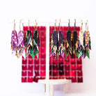 Fabulous Feather Dangles-Earrings-Dear Me Southern Boutique, located in DeRidder, Louisiana