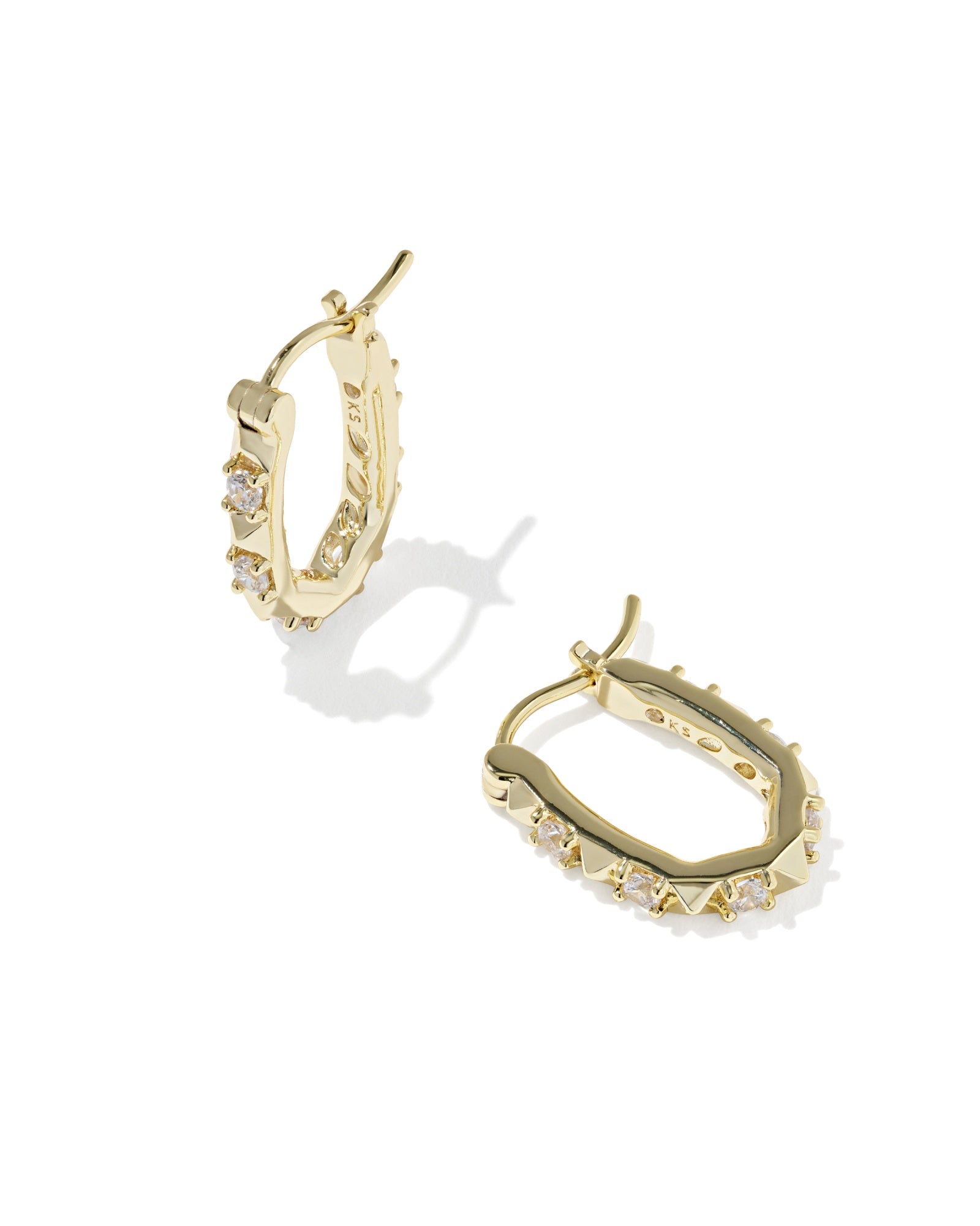 Fate Huggie Earrings-Jewelry - Earrings-Dear Me Southern Boutique, located in DeRidder, Louisiana