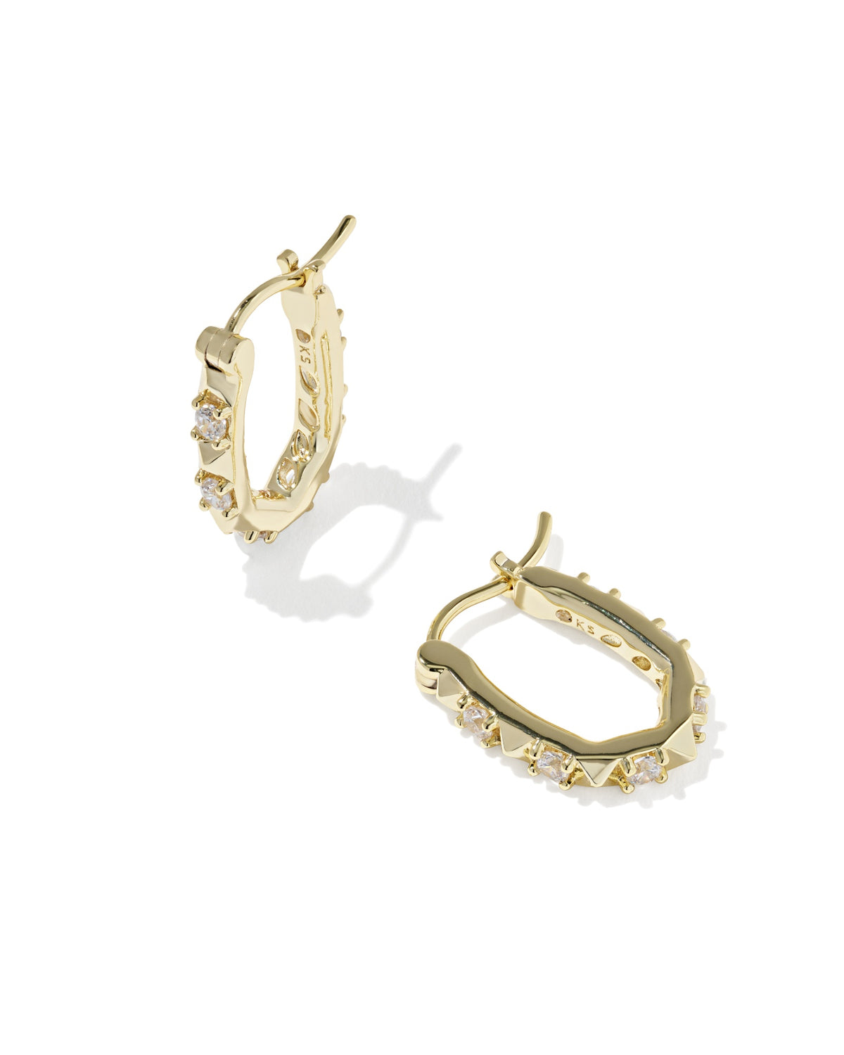 Fate Huggie Earrings-Jewelry - Earrings-Dear Me Southern Boutique, located in DeRidder, Louisiana