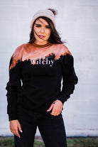 Feelin Witchy Bleached Sweatshirt-Dear Me Southern Boutique, located in DeRidder, Louisiana
