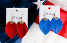 Flair Fringe Dangle Earrings-Earrings-Dear Me Southern Boutique, located in DeRidder, Louisiana