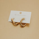 Flirty Fantasy Oval Hoop Earrings - WATERPROOF-Presales-Dear Me Southern Boutique, located in DeRidder, Louisiana