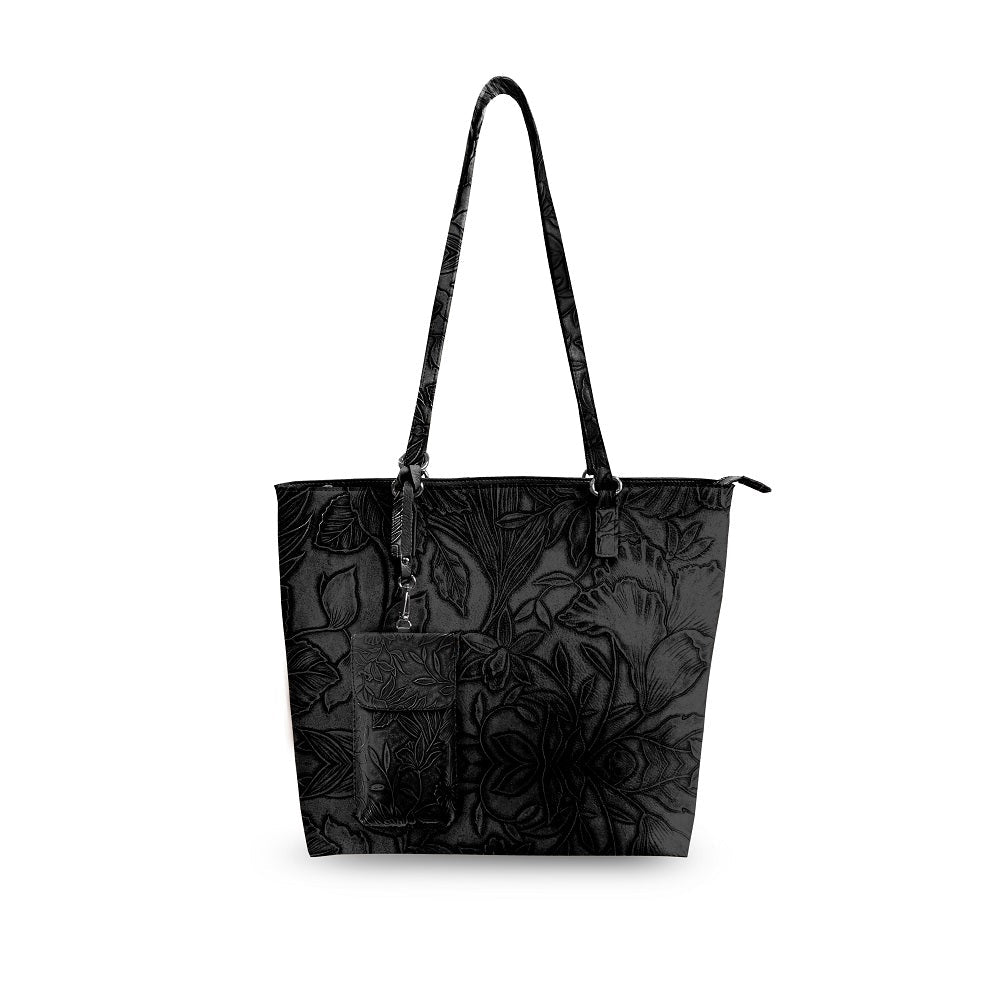 Floral Tote W/Crossbody-Bags/Purses-Dear Me Southern Boutique, located in DeRidder, Louisiana