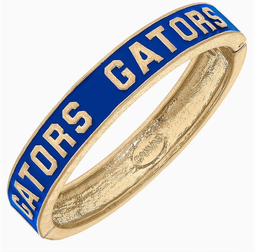 Florida Gators Hinge Bangle - Blue-Game Day-Dear Me Southern Boutique, located in DeRidder, Louisiana