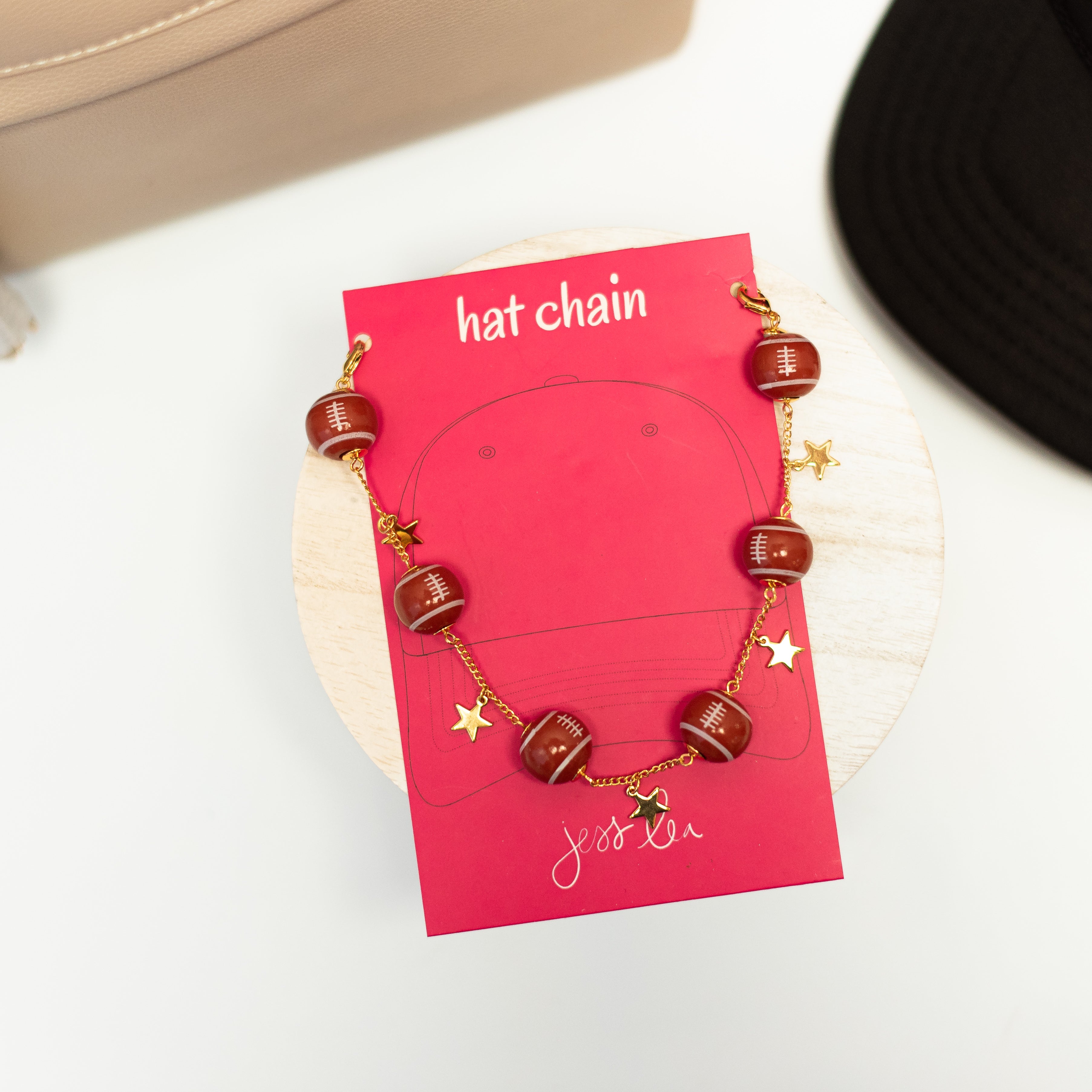 Football Star Hat Chain-Game Day-Dear Me Southern Boutique, located in DeRidder, Louisiana