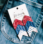 Freedom Firecrackers Dangle Earrings-Earrings-Dear Me Southern Boutique, located in DeRidder, Louisiana