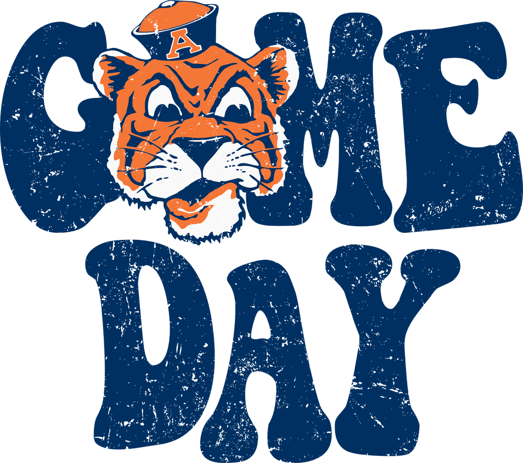 GAME DAY TEE- Auburn Tigers-Dear Me Southern Boutique, located in DeRidder, Louisiana