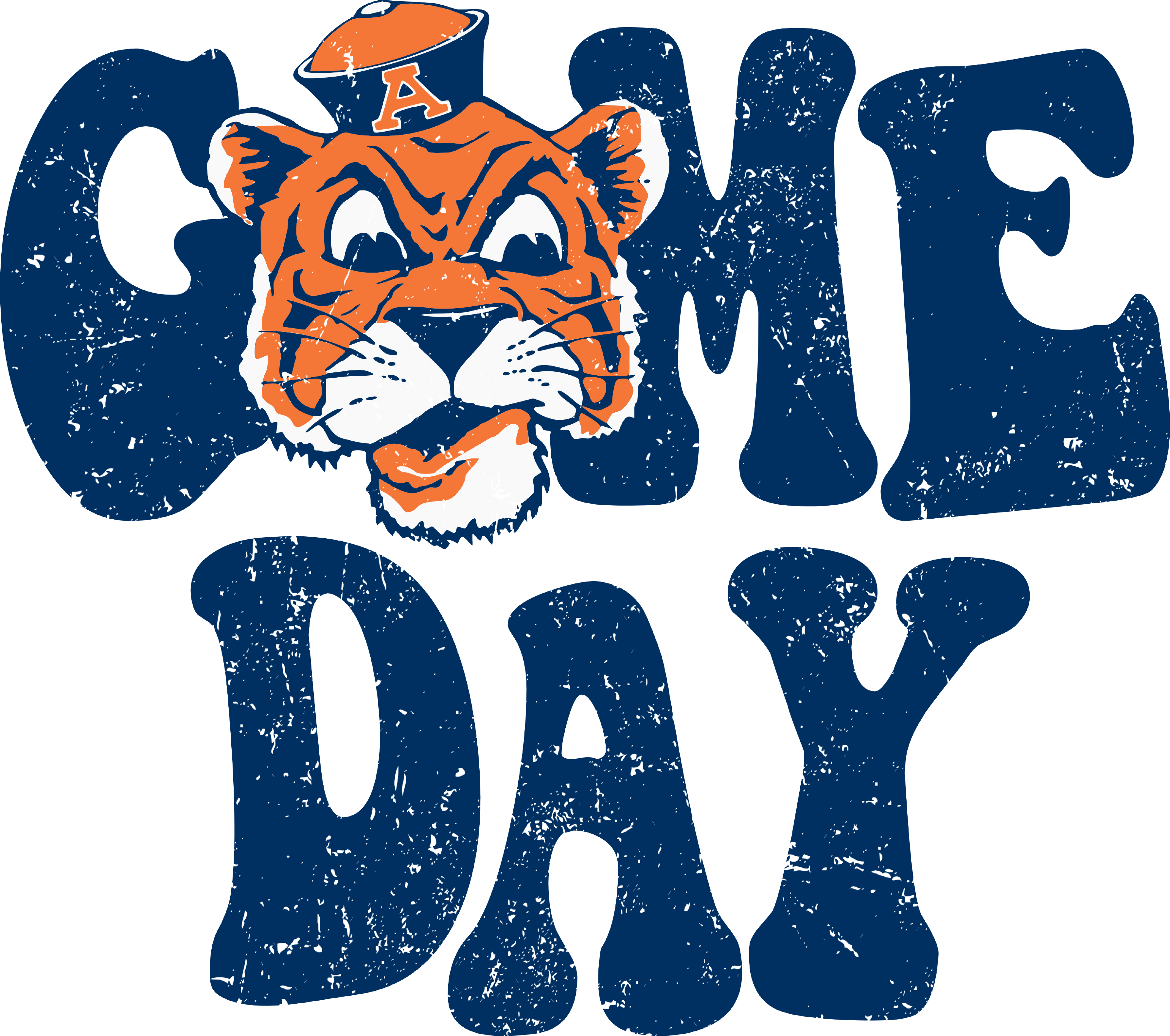 GAME DAY TEE- Auburn Tigers-Graphic Tops-Dear Me Southern Boutique, located in DeRidder, Louisiana