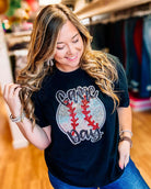 Game Day Baseball Bling Tee-Game Day-Dear Me Southern Boutique, located in DeRidder, Louisiana