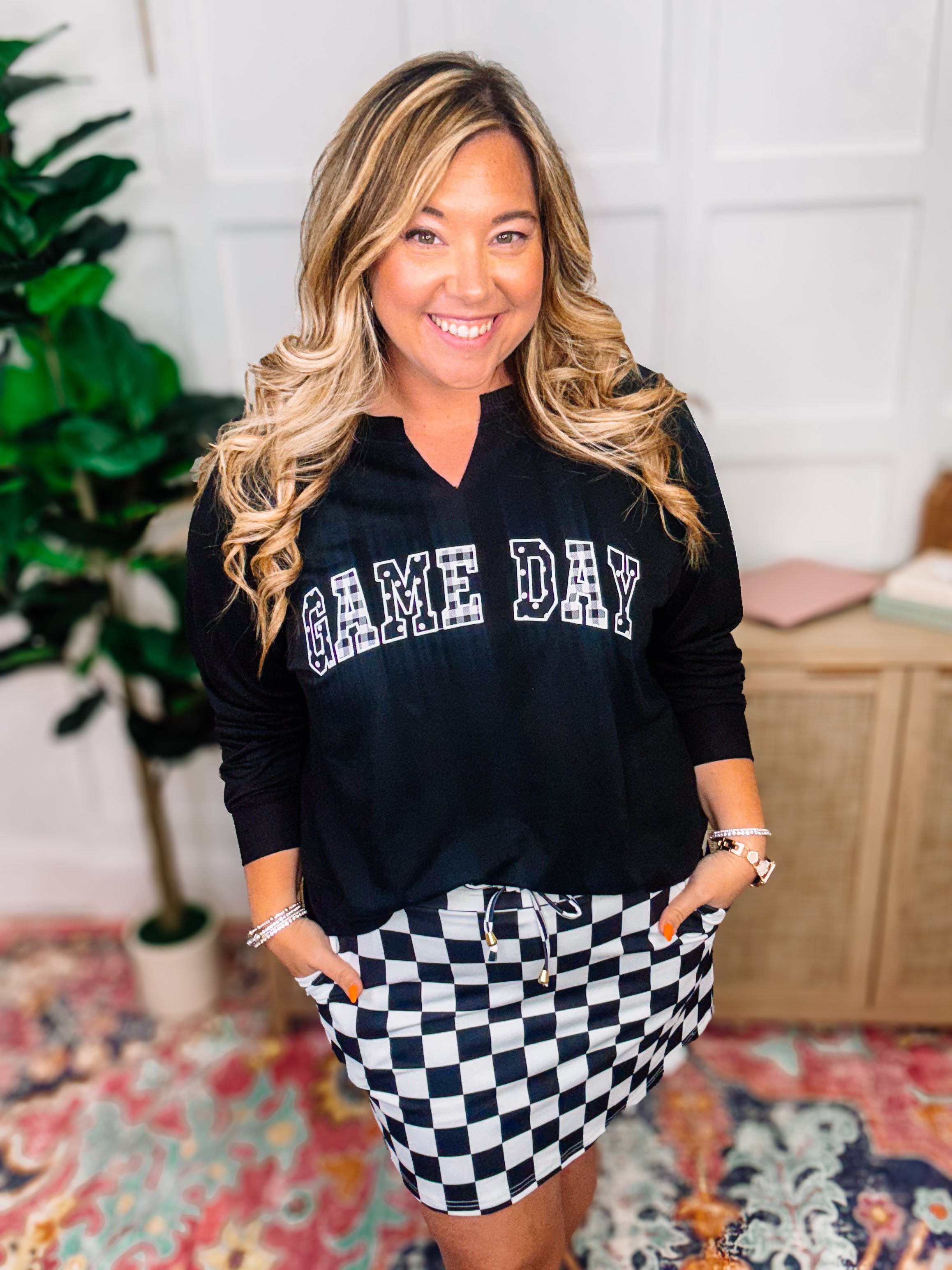 Game Day French Terry Pullover-Sweaters-Dear Me Southern Boutique, located in DeRidder, Louisiana