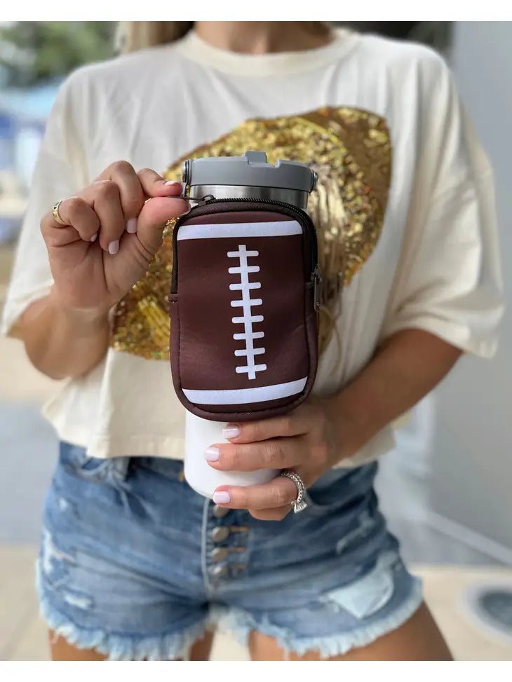 Game Day Thirsty Mama Tumbler Pouch-Gifts-Dear Me Southern Boutique, located in DeRidder, Louisiana