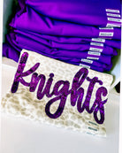 Game On Glam Sequin Tee- Knights-Tees-Dear Me Southern Boutique, located in DeRidder, Louisiana