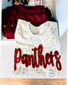Game On Glam Sequin Tee- Panthers-Tees-Dear Me Southern Boutique, located in DeRidder, Louisiana