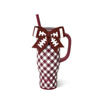 Gameday Gingham Maroon Mega Mug 30oz-Drinkwear-Dear Me Southern Boutique, located in DeRidder, Louisiana