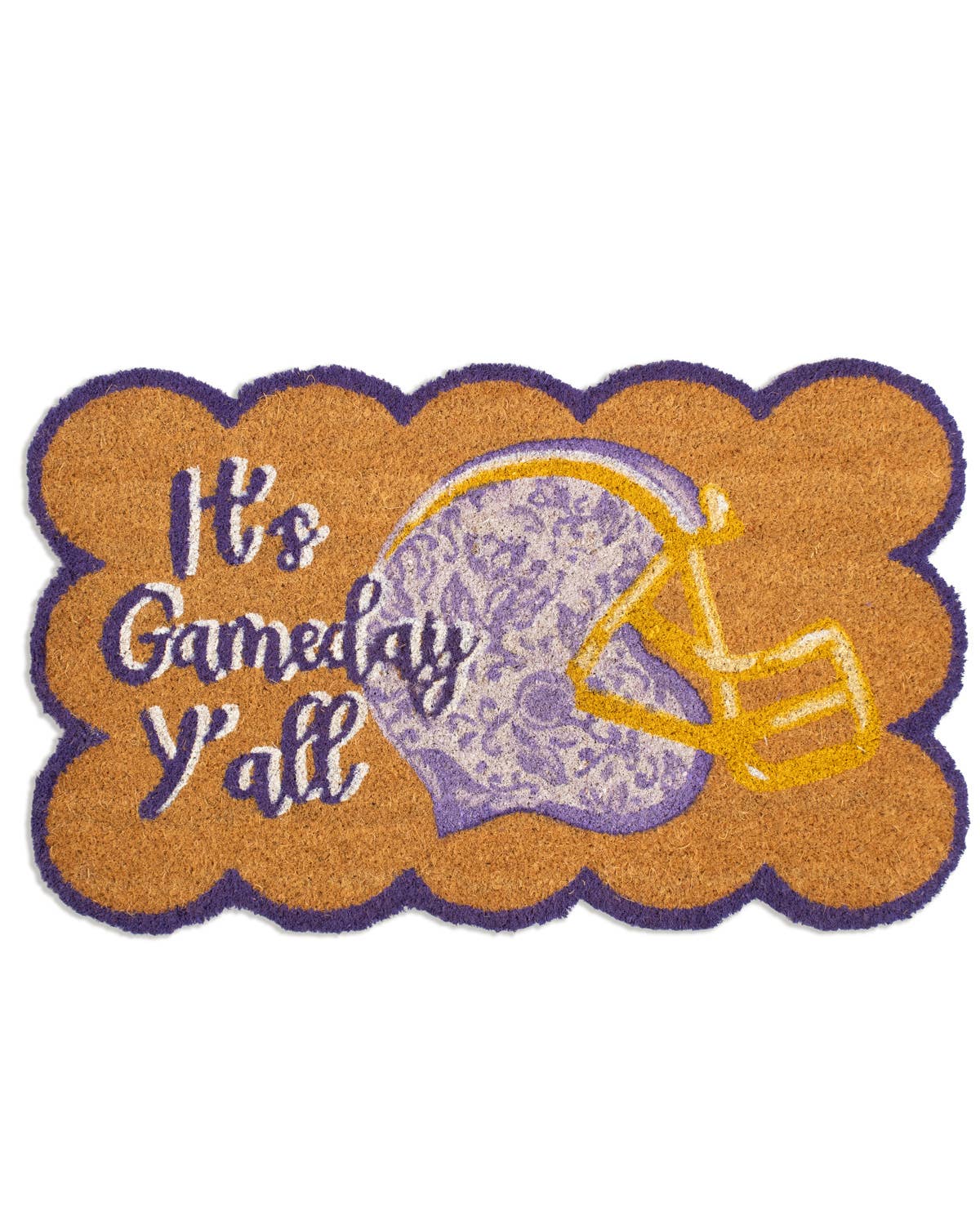 Gameday Y'all Coir Doormat-Home/Gift-Dear Me Southern Boutique, located in DeRidder, Louisiana