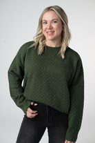 Gianna Pullover Sweater - Olive-Sweaters-Dear Me Southern Boutique, located in DeRidder, Louisiana