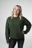 Gianna Pullover Sweater - Olive-Sweaters-Dear Me Southern Boutique, located in DeRidder, Louisiana