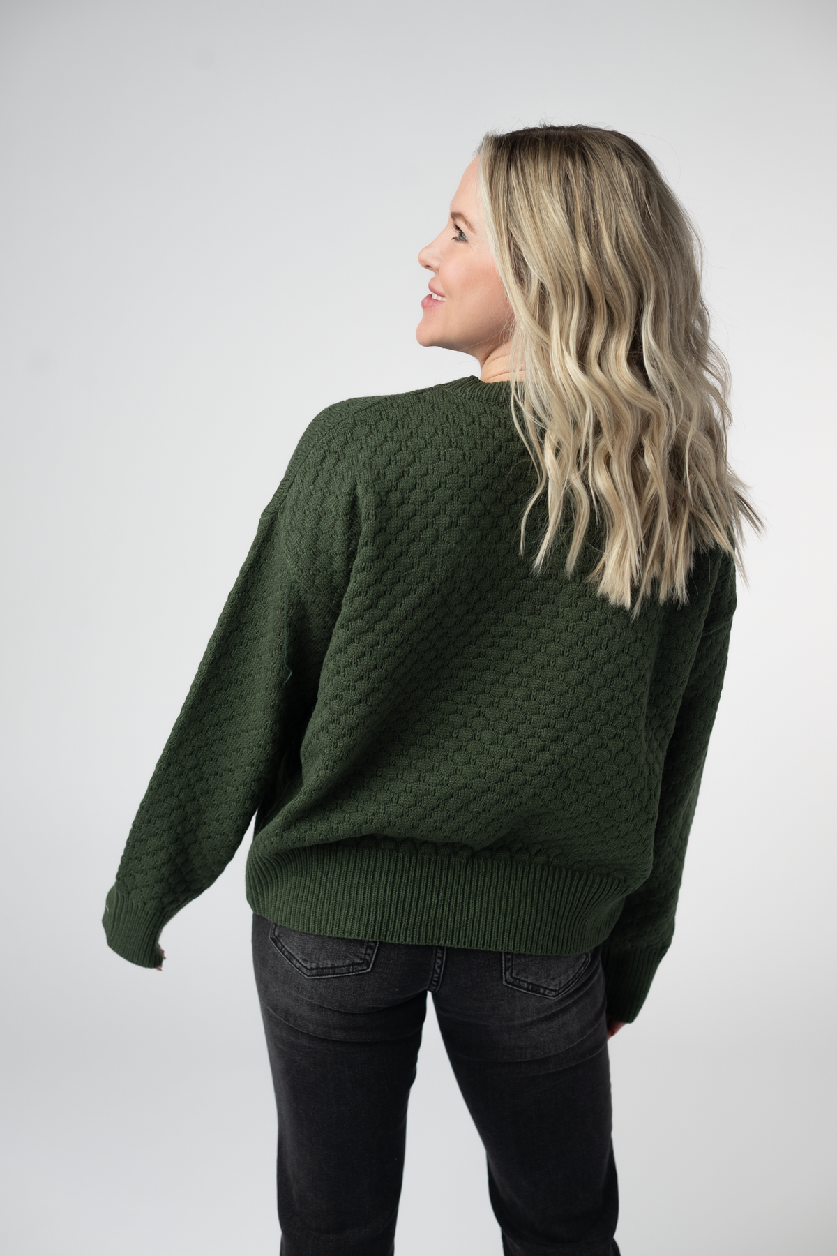 Gianna Pullover Sweater - Olive-sweater-Dear Me Southern Boutique, located in DeRidder, Louisiana