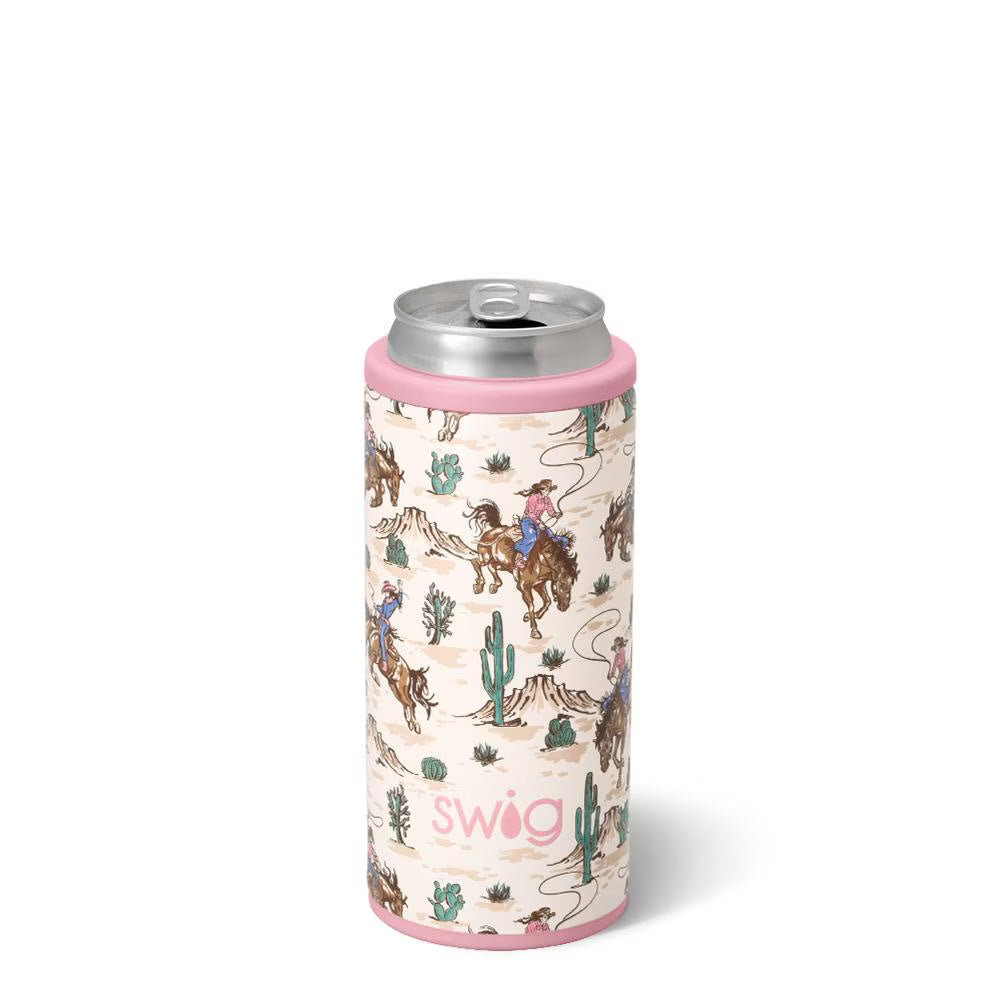 Giddy Up Mega Skinny Can Cooler-Travel Mugs-Dear Me Southern Boutique, located in DeRidder, Louisiana