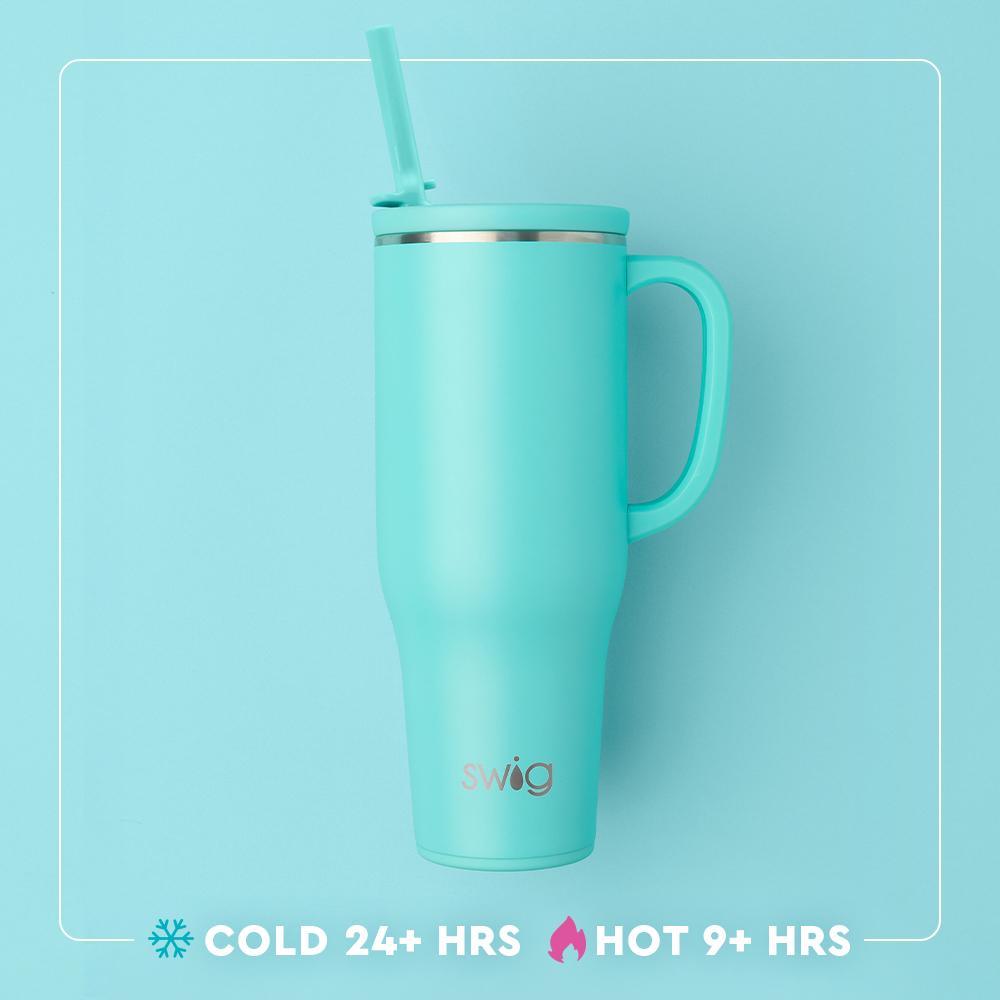 Gingham Swig Mega Mug Tumbler 40oz-Drinkwear-Dear Me Southern Boutique, located in DeRidder, Louisiana