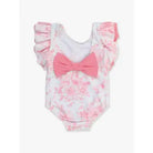 Girls Butterfly Garden 1-Piece Swim Suit-Swimsuits-Dear Me Southern Boutique, located in DeRidder, Louisiana