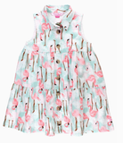 Girls Flamingo Tiered Shirt Dress-JAG Dresses-Dear Me Southern Boutique, located in DeRidder, Louisiana