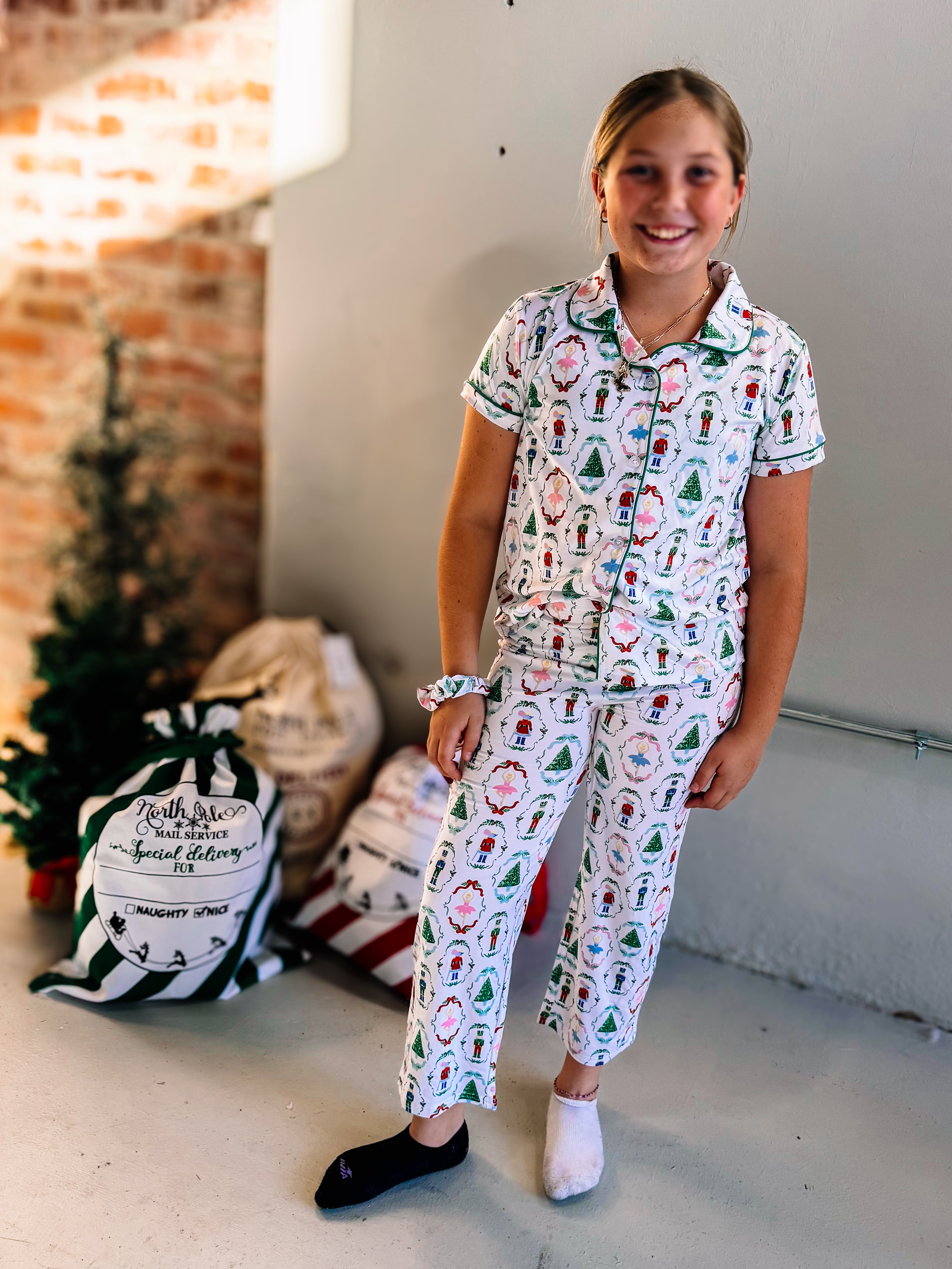 Girls - Nutcracker Waltz Jammies-Kids Clothing-Dear Me Southern Boutique, located in DeRidder, Louisiana