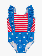 Girls Shimmer Stars & Stripes Swim Suit-JAG Swim-Dear Me Southern Boutique, located in DeRidder, Louisiana