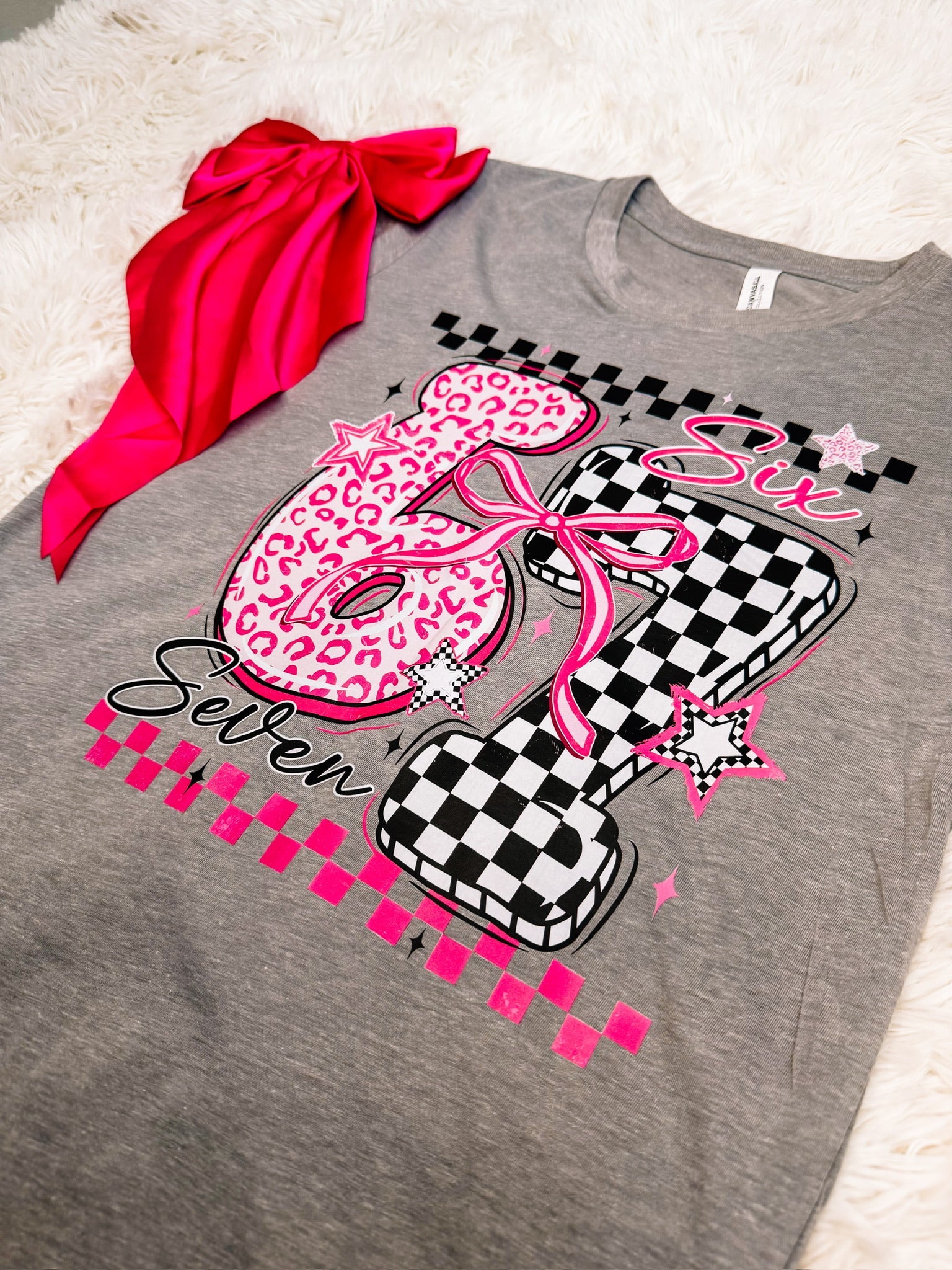 Girls Six Seven Statement Tee-Dear Me Southern Boutique, located in DeRidder, Louisiana