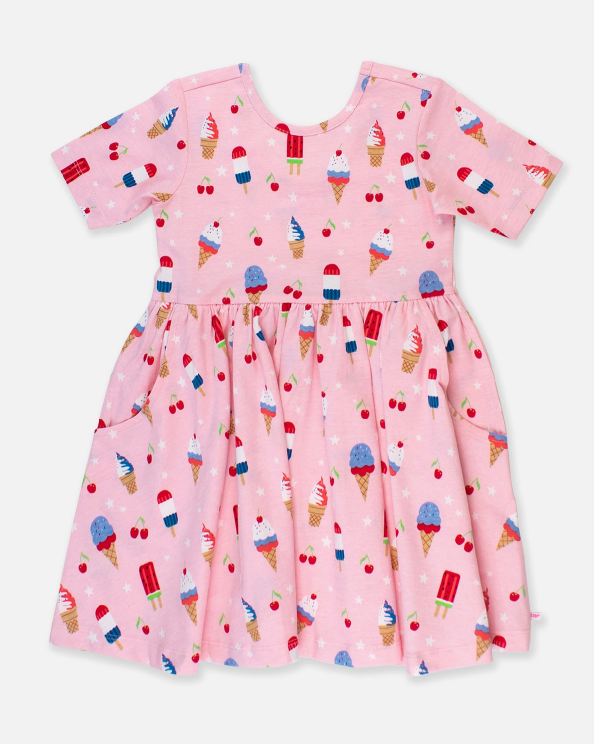 Girls Sweet Freedom Twirl Dress-Kids Clothing-Dear Me Southern Boutique, located in DeRidder, Louisiana