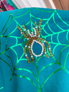Glowing Rhinestone Web Sweatshirt-Sweatshirts-Dear Me Southern Boutique, located in DeRidder, Louisiana