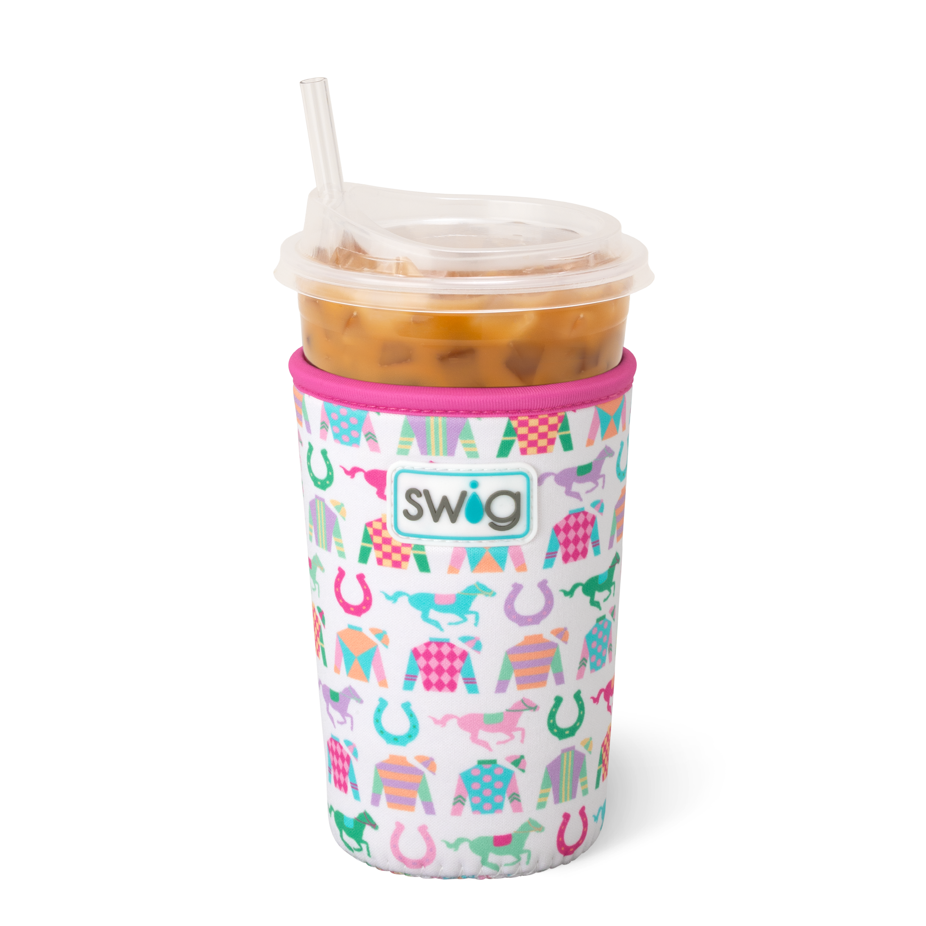 Go Baby Go Swig Iced Cup Coolie-Drink Coolies-Dear Me Southern Boutique, located in DeRidder, Louisiana