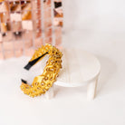 Go For Gold Jeweled Headband-Headbands-Dear Me Southern Boutique, located in DeRidder, Louisiana