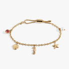 Gold Seaside Anklet-Jewelry-Dear Me Southern Boutique, located in DeRidder, Louisiana