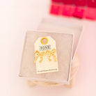 Golden Belle Bow Earrings-Earrings-Dear Me Southern Boutique, located in DeRidder, Louisiana