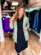 Gracelynn Midi Dress - Black-Dresses - Midi-Dear Me Southern Boutique, located in DeRidder, Louisiana
