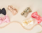 Green - Satin Bougie Bow Claw Clip-Hair Clips-Dear Me Southern Boutique, located in DeRidder, Louisiana
