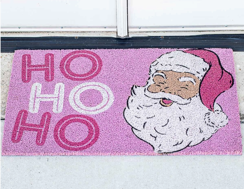 HOHOHO Santa Doormat-Door Mats-Dear Me Southern Boutique, located in DeRidder, Louisiana